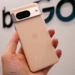 google pixel 8 in pink