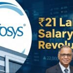 Infosys ₹21 lakh salary package announcement for freshers with specialized technology skills in AI and machine learning roles