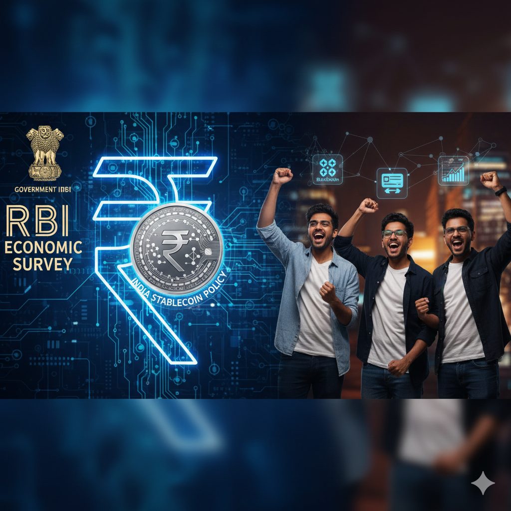 RBI crypto regulation India stablecoin policy Economic Survey 2025-2026 Ministry of Finance digital assets regulatory framework Indian rupee cryptocurrency