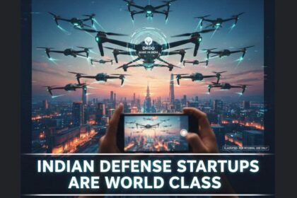 Indian defense drone swarm NewSpace Research autonomous navigation forest terrain Level 5 swarm autonomy leaked video military technology startup