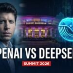 OpenAI vs DeepSeek AI rivalry at India AI Impact Summit 2026 in New Delhi