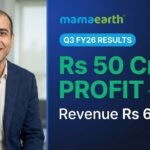 Honasa Consumer (Mamaearth) reports its highest-ever quarterly revenue of Rs 602 Cr and a 93% jump in net profit for Q3 FY26 , signaling a strong operational comeback.