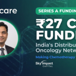 Oncare founder alongside the ₹27 Crore Series A funding announcement. The healthtech startup is building a distributed oncology network to make chemotherapy 40% cheaper across India.