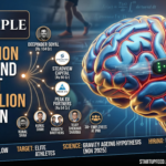 Infographic of Temple's $54 million seed round at $190 million valuation. Shown is a conceptual brain wearable measuring cerebral blood flow and a cap table featuring Deepinder Goyal, Steadview Capital, and Peak XV.