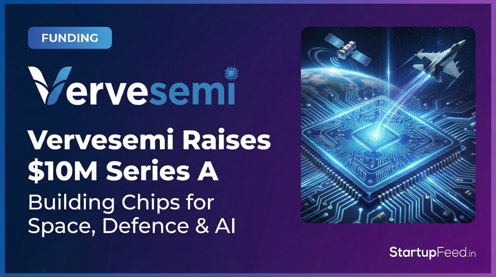 Vervesemi India fabless semiconductor startup $10 million Series A funding 2026 analog chip design Ashish Kacholia