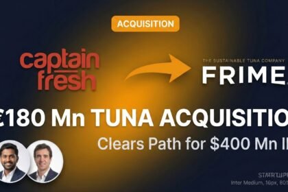 Captain Fresh acquires Frime Spain tuna processor Barcelona seafood B2B India startup IPO 2026