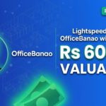 OfficeBanao founder Tushar Mittal alongside a modern commercial workspace, representing the startup's Rs 35 Crore funding round led by Lightspeed at a Rs 600 Crore valuation in 2026.
