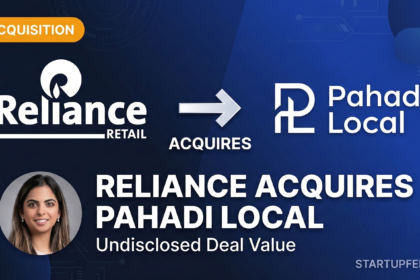 Reliance Retail and Pahadi Local logos representing the acquisition of the Himalayan clean beauty brand by India's largest retailer.