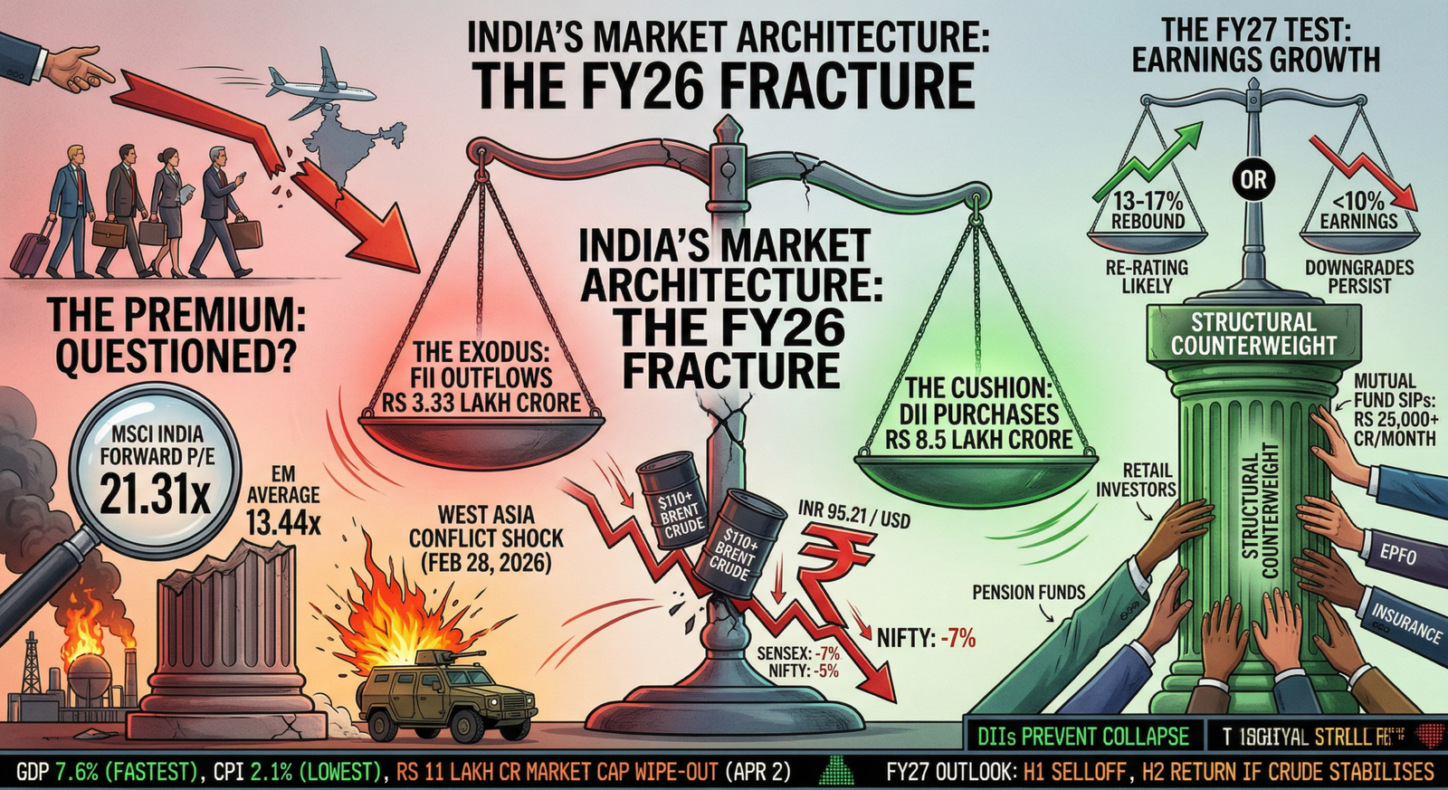 india fii outflow