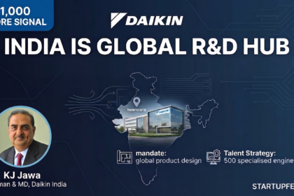 KJ Jawa, Chairman and MD of Daikin India, featured alongside the announcement of Daikin's new Rs 1,000 crore global HVAC R&D centre located in Neemrana, Rajasthan.
