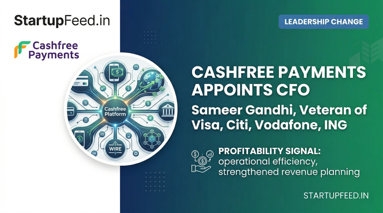 cashfree , sameer gandhi