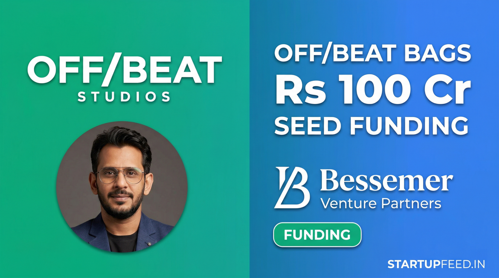 Aman Gupta's OFF/BEAT Raises Rs 100 Cr Seed Funding