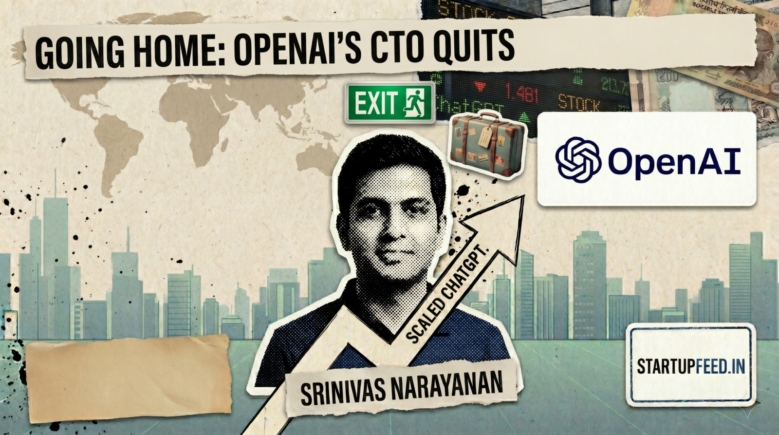 OpenAI CTO Srinivas Narayanan Quits