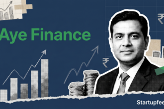 Aye Finance Q4 FY26 net profit doubled 111% year on year to Rs 85.9 Cr as MSME loan AUM surged 27% to Rs 7,044 Crore.