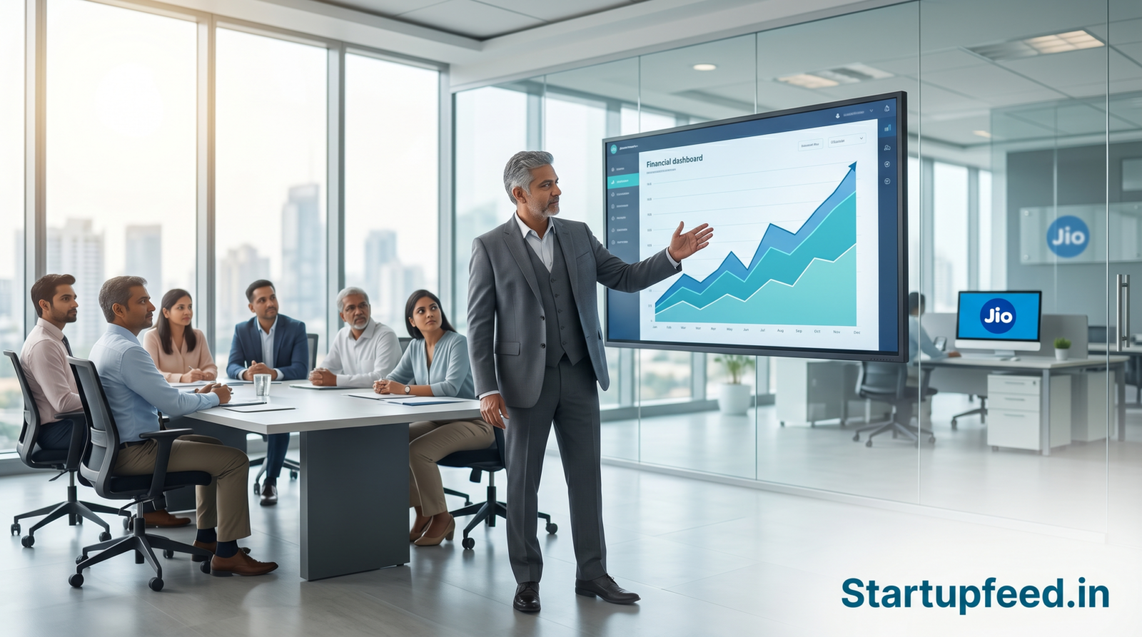 Jio Platforms Q4 FY26 results showing Rs 7,935 Cr net profit and 268 Mn 5G subscribers announced by Reliance Industries.