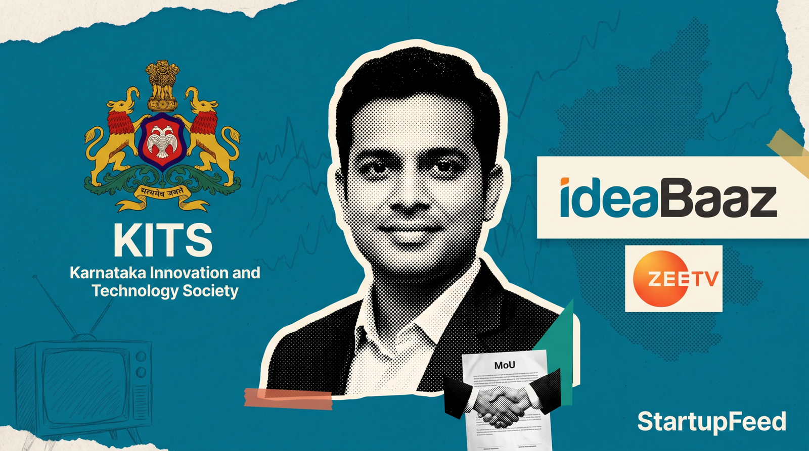 KITS Signs MoU with IdeaBaaz Tech Pvt Ltd as Karnataka IT BT department backs startup mentorship and funding access through Zee TV platform.