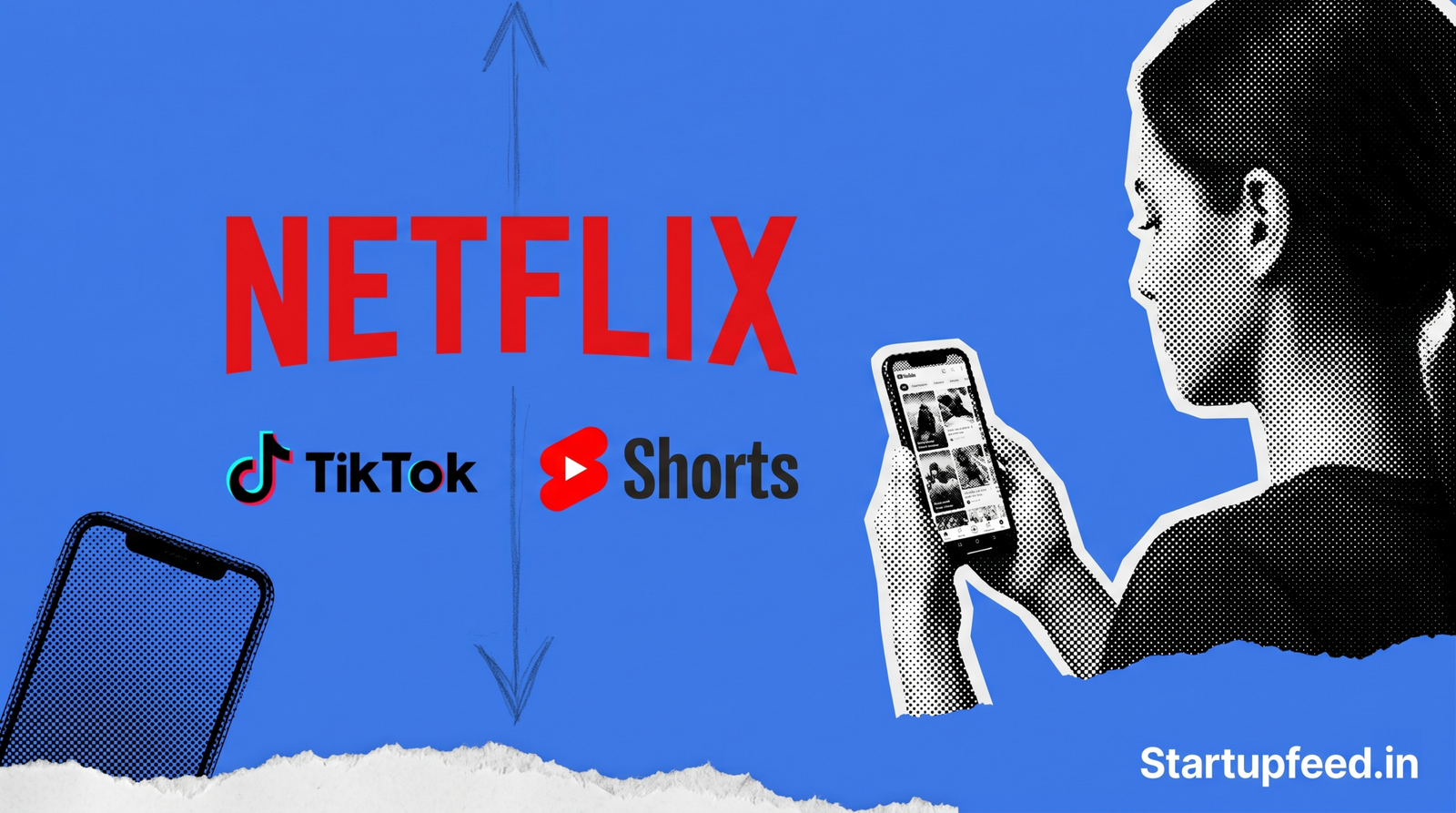 Netflix launches vertical video feed inside its mobile app redesign, targeting TikTok-style content discovery for 325 million subscribers by end of April 2026.