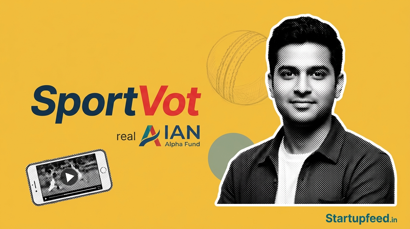 SportVot raises Rs 32.7 Cr in a round led by IAN Alpha Fund to stream grassroots sports events across 30 countries globally.