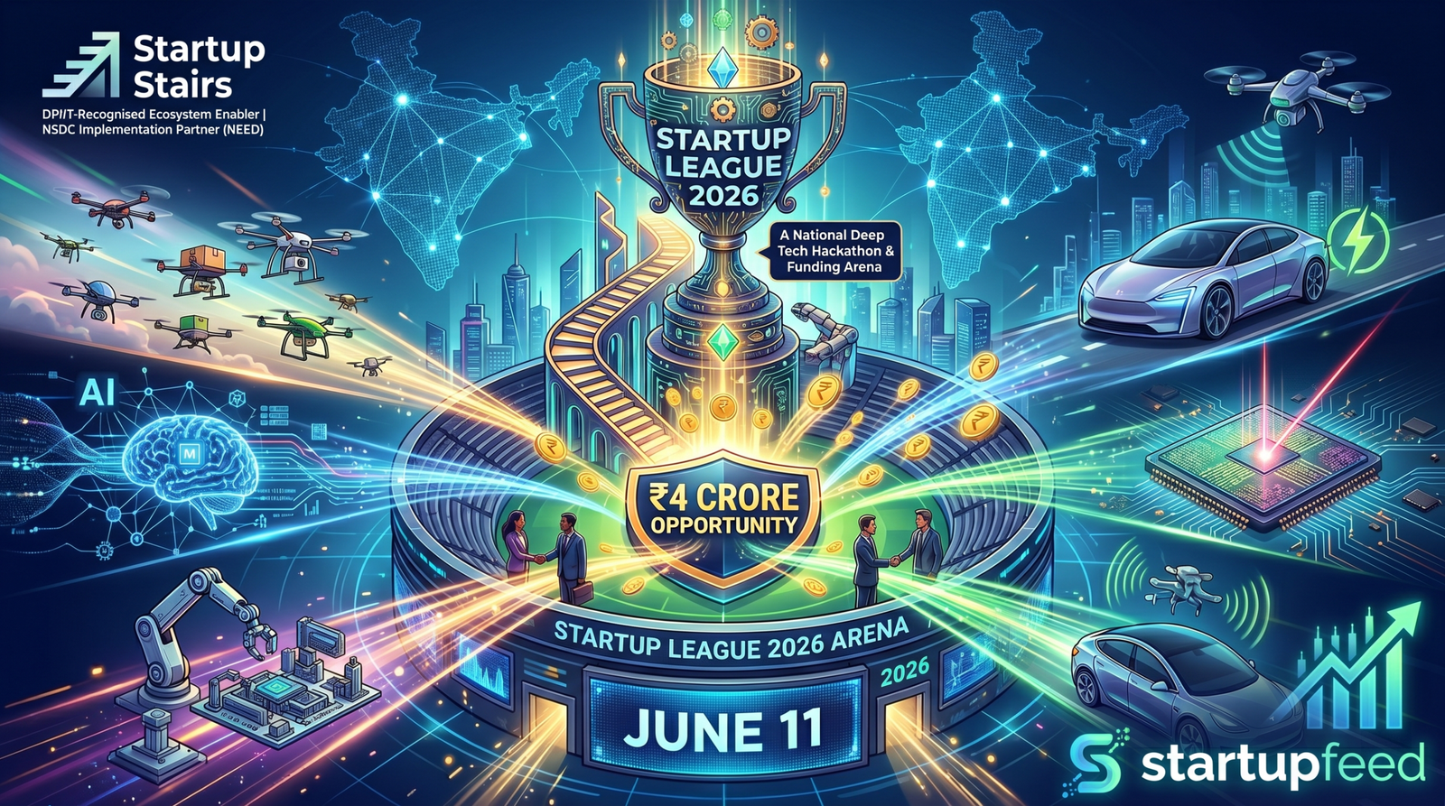 startup stairs, startup league 2026