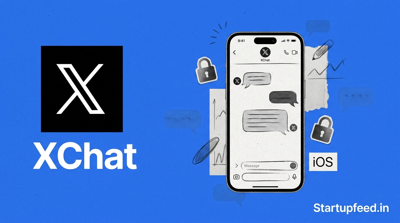 X Launches XChat standalone iOS messaging app with end-to-end encryption and no ads, announced April 24 2026 by Elon Musk's X Corp.