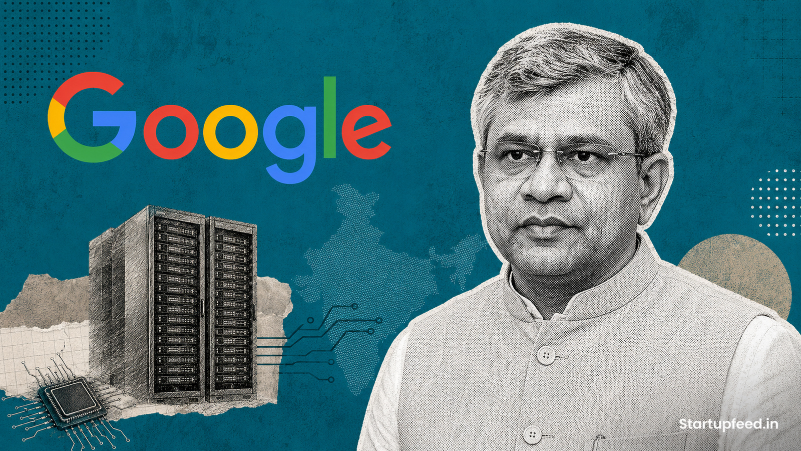 Ashwini Vaishnaw announces AI Server Manufacturing in India push at CII Annual Business Summit 2026 with Google's $15 Bn Vizag hub backdrop.