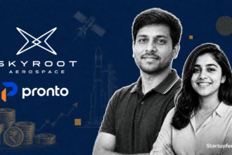 Indian startup funding this week collage showing Skyroot Aerospace unicorn round and Pronto Series B extension, May 4-8 2026.