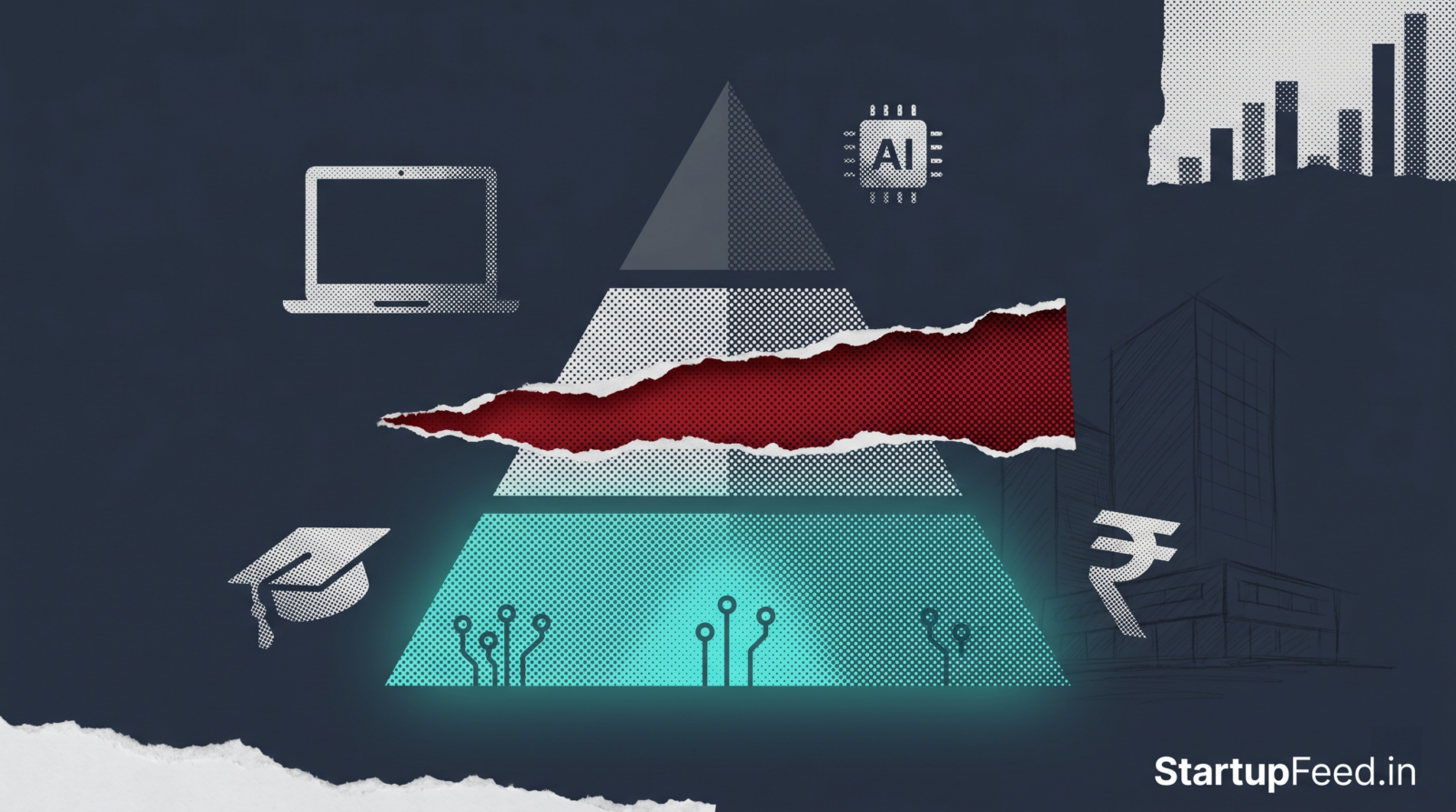 IT hiring 2026 AI entry level surge — industry cuts mid-tier roles while rebuilding entry level around AI skills, with 78,000 Q1 tech layoffs globally.
