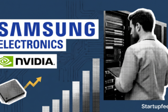 Samsung hits $1 trillion market cap as HBM4 memory chips power record Q1 2026 earnings from AI data center demand.