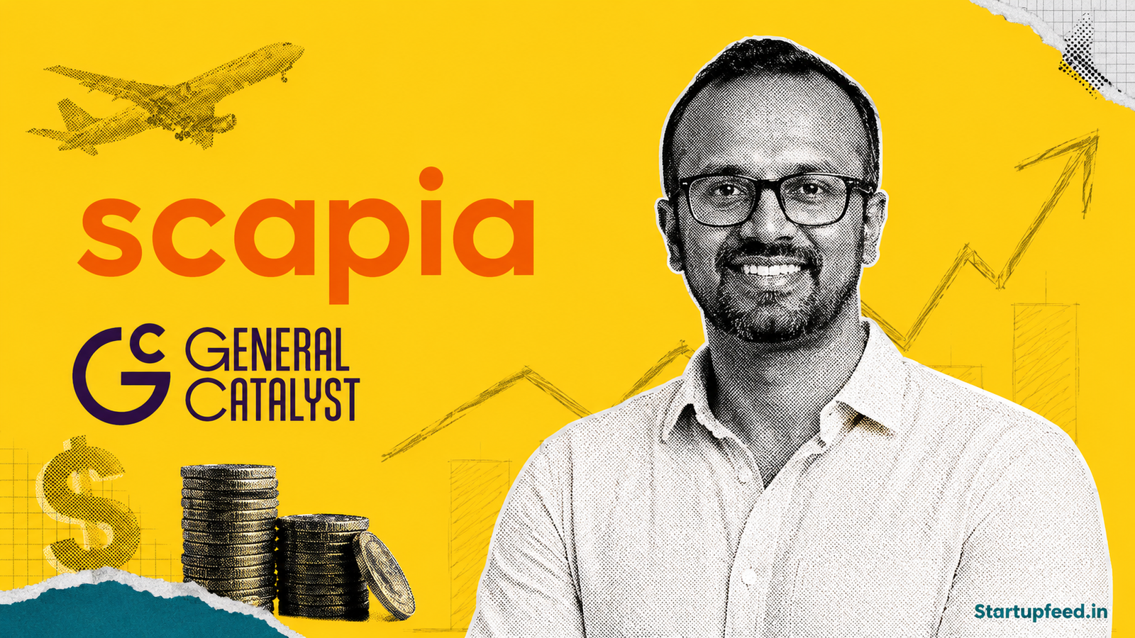 Scapia founder Anil Goteti pictured as Scapia Raises $63 Mn led by General Catalyst at $500 Mn valuation.