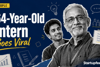 64-year-old intern mentoring employees at a Mumbai startup