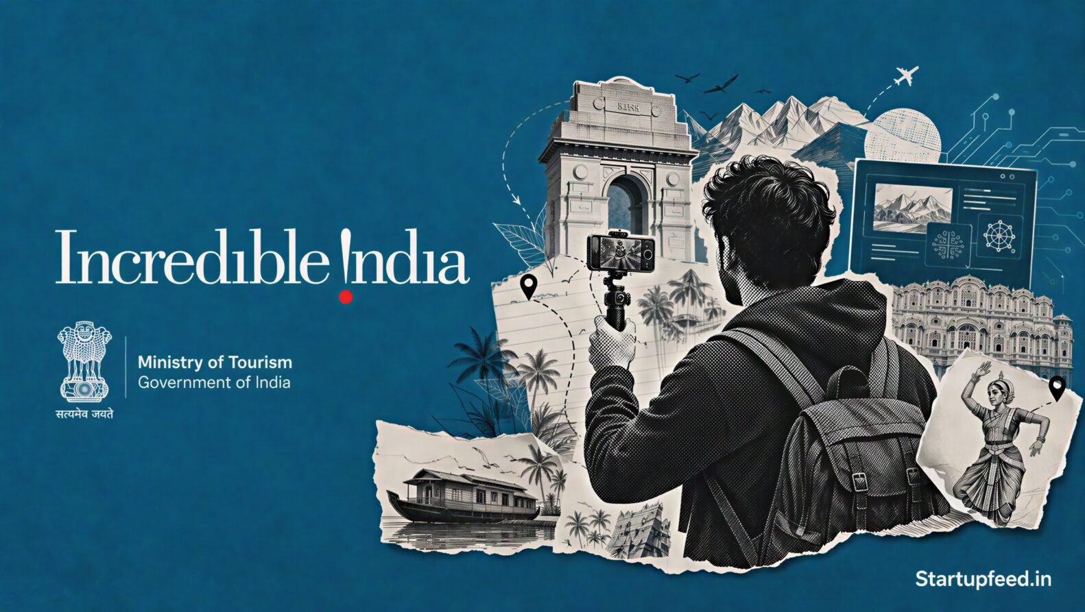 Incredible India reboot for India tourism campaign using creators and AI