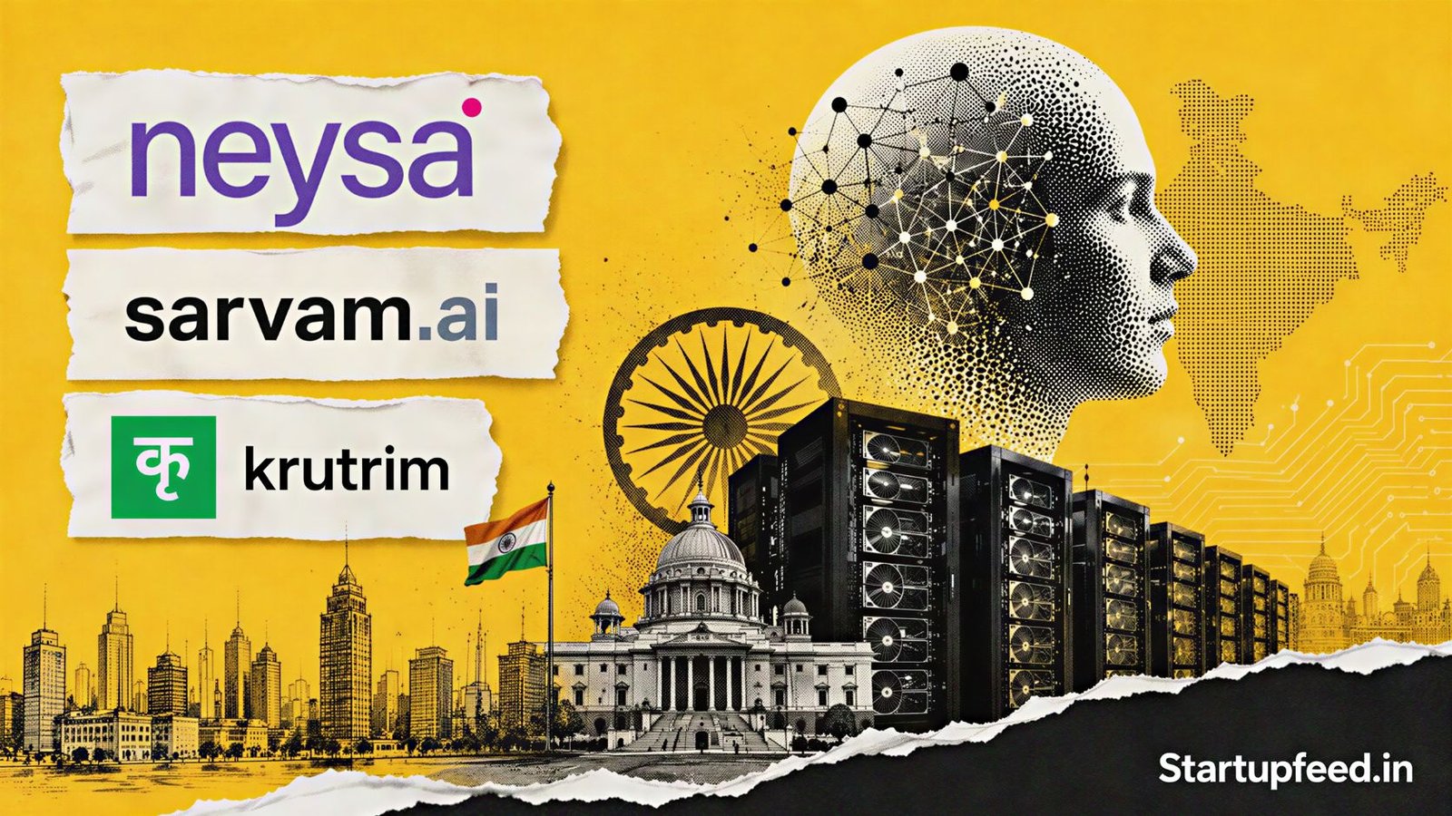 India AI startup ecosystem with Sarvam AI, Krutrim and Neysa in 2026