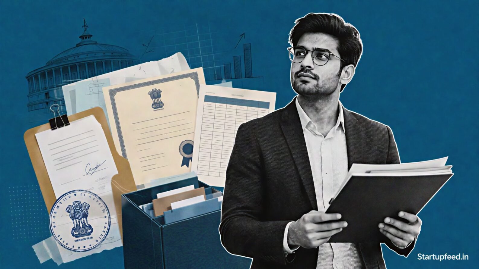 Must-have startup documents for Indian founders including DPIIT recognition and cap table