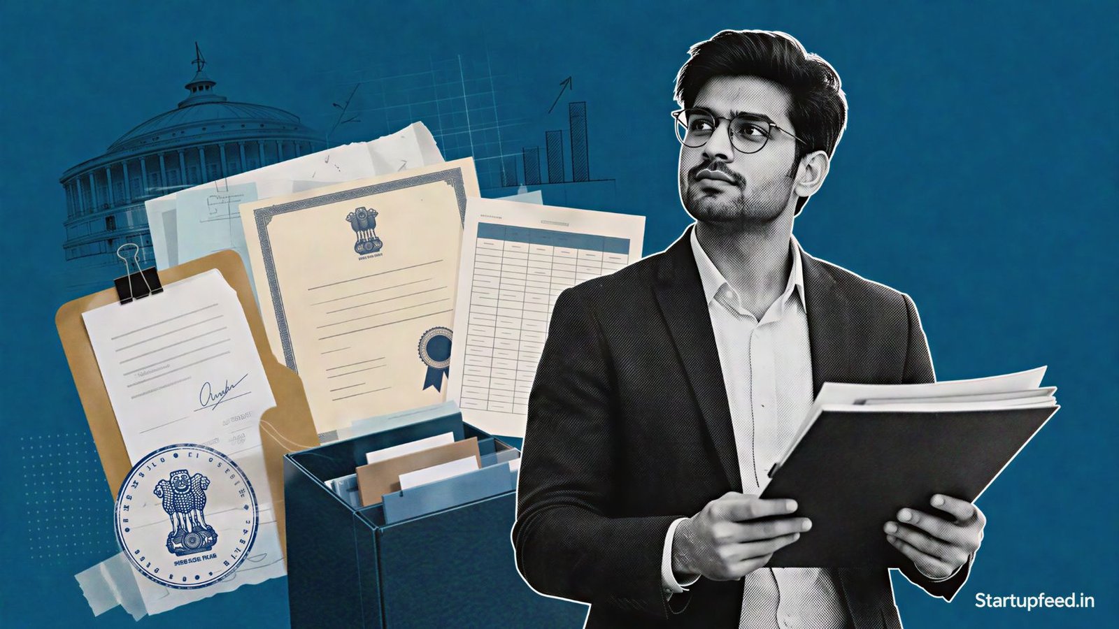 Must-have startup documents for Indian founders including DPIIT recognition and cap table