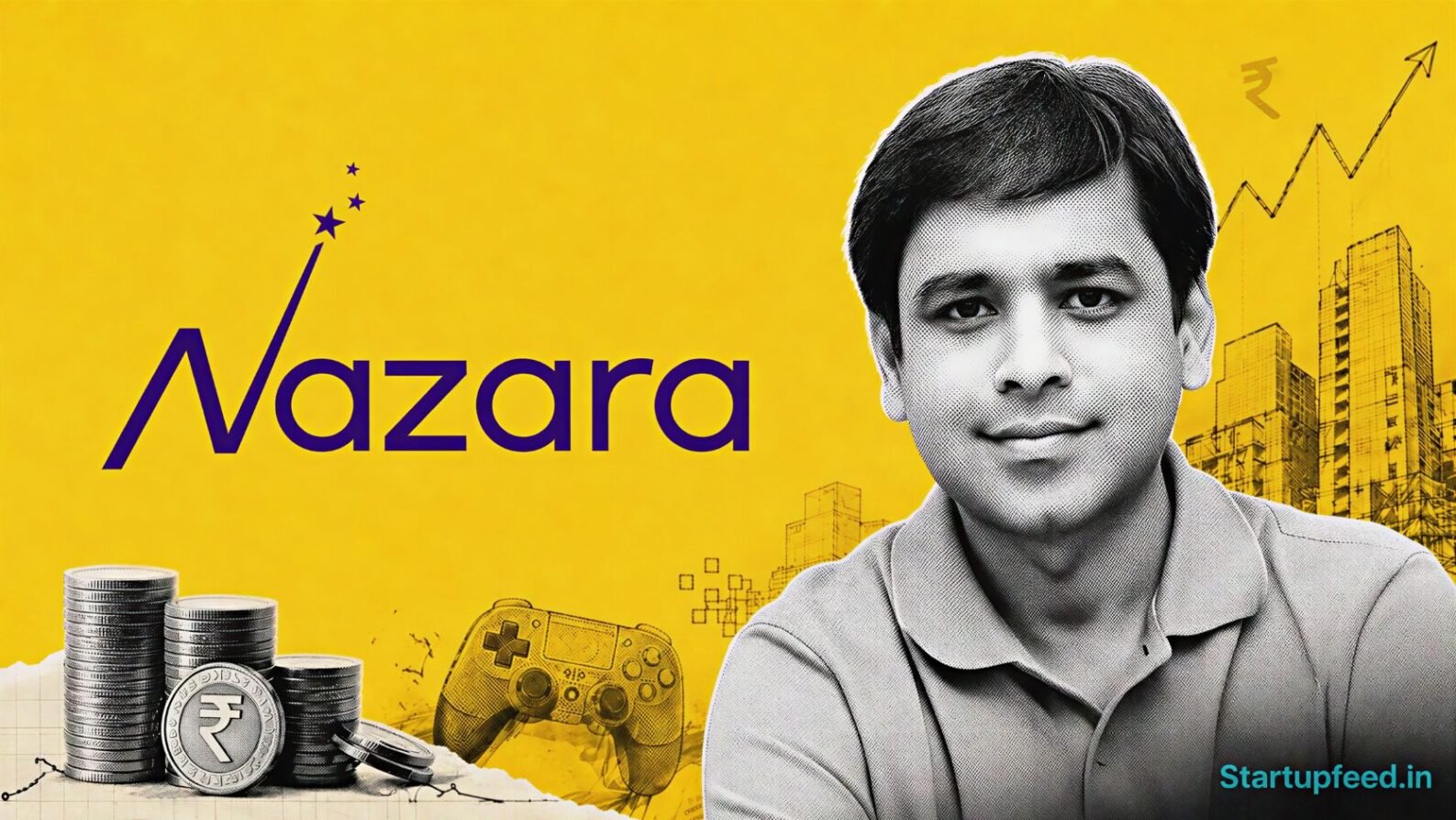 Nazara preferential issue raises Rs 474 Cr with Nitish Mittersain and Fidelis Global backing Bluetile gaming acquisition 2026