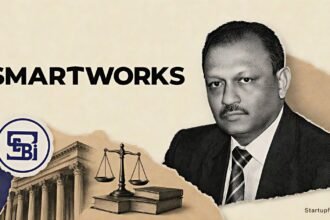 Smartworks board governance scene with Rajeev Agarwal appointment, SEBI emblem, and Smartworks logo
