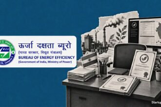 Carbon Credit Trading India policy collage with BEE emblem and Indian Carbon Market documents