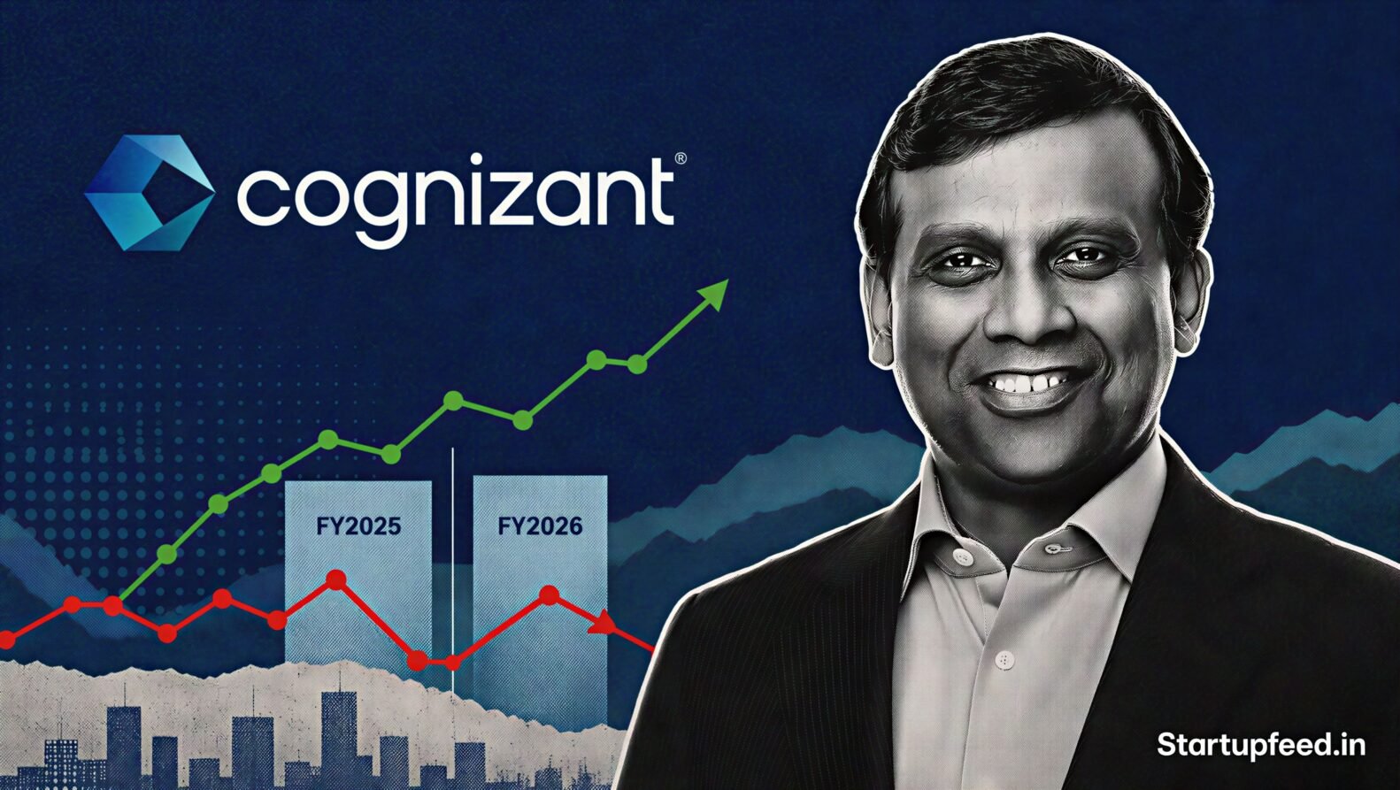 Ravi Kumar S, CEO of Cognizant, as Cognizant Q2 profit slips to $636 Mn while revenue rises to $5.48 Bn in Q2 2026