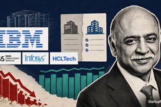 Indian IT stocks holding steady beside IBM CEO Arvind Krishna after the company’s 25.21% crash