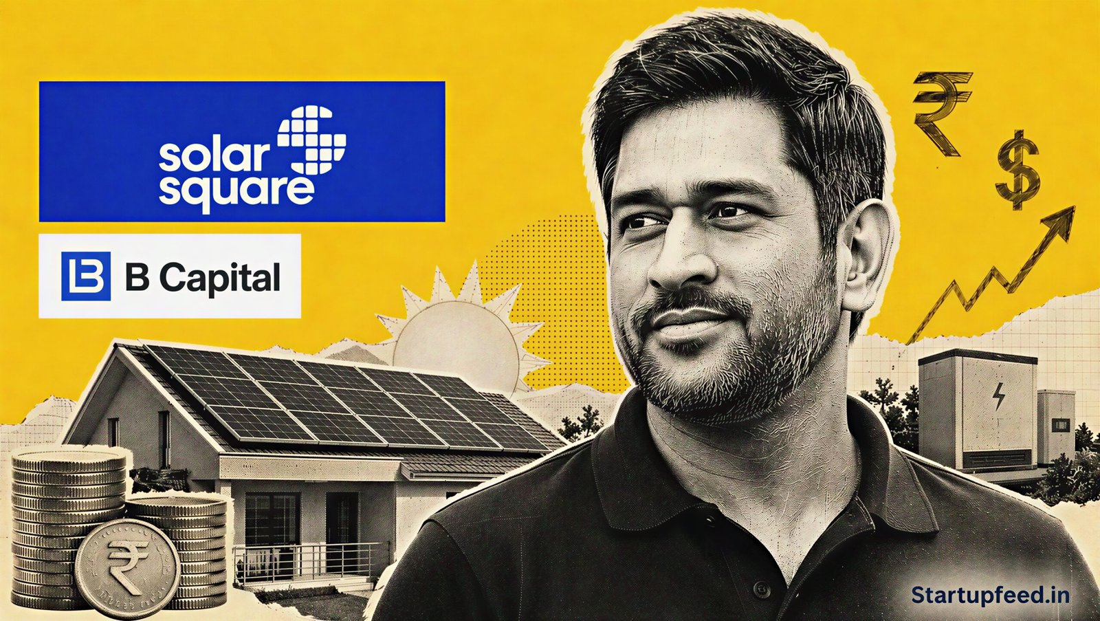 MS Dhoni Backs SolarSquare in a Massive Solar Win