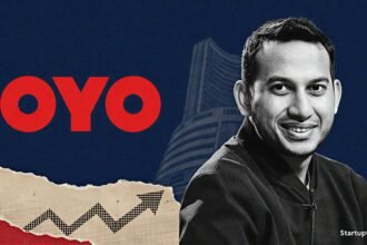 Ritesh Agarwal beside the OYO logo as OYO IPO 2026 returns with Prism’s Rs 6,650 Cr fresh issue