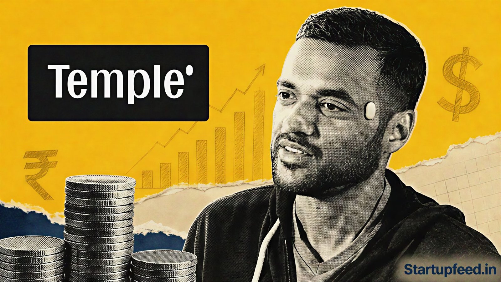 Deepinder Goyal, founder of Temple, as Temple valuation reaches $375 Mn during the startup's first ESOP buyback