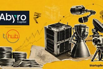 Spacetech startups funding scene featuring Abyro Capital’s Beacon accelerator, T-Hub and satellite subsystem imagery