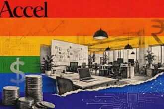 Accel ninth India fund with $550 Mn corpus, AI startup symbols and Accel logo