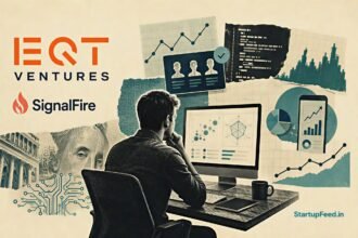AI startup prediction with investor scoring signals, startup data and EQT Ventures and SignalFire logos
