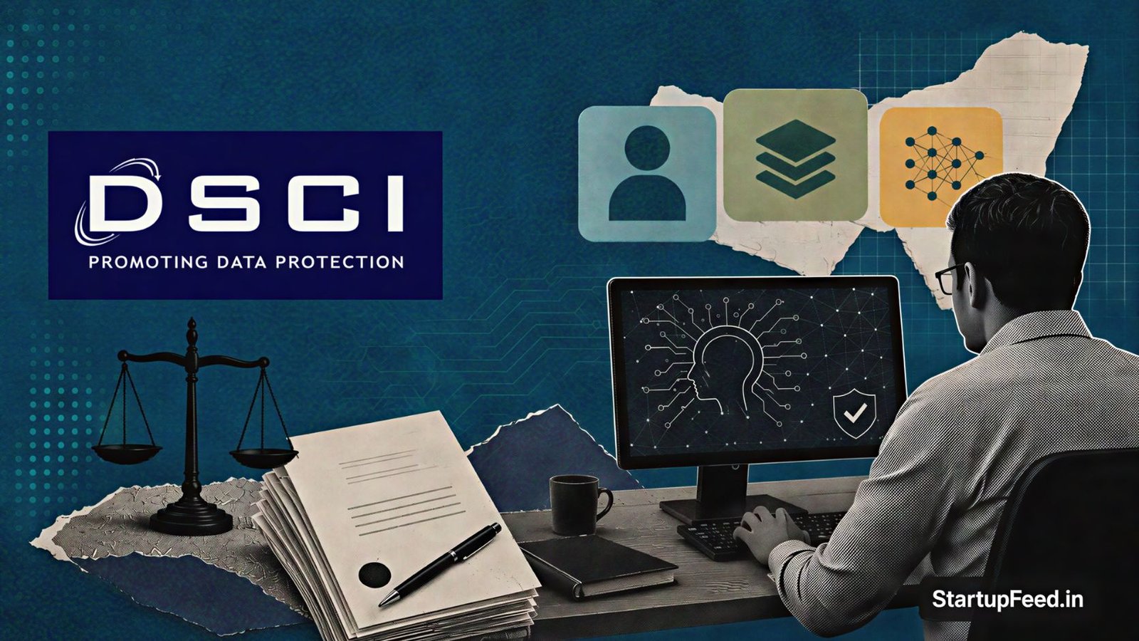 DSCI Is Building an AI Liability Framework for India 41 DSCI AI liability framework visual with DSCI logo, policy documents and enterprise AI systems