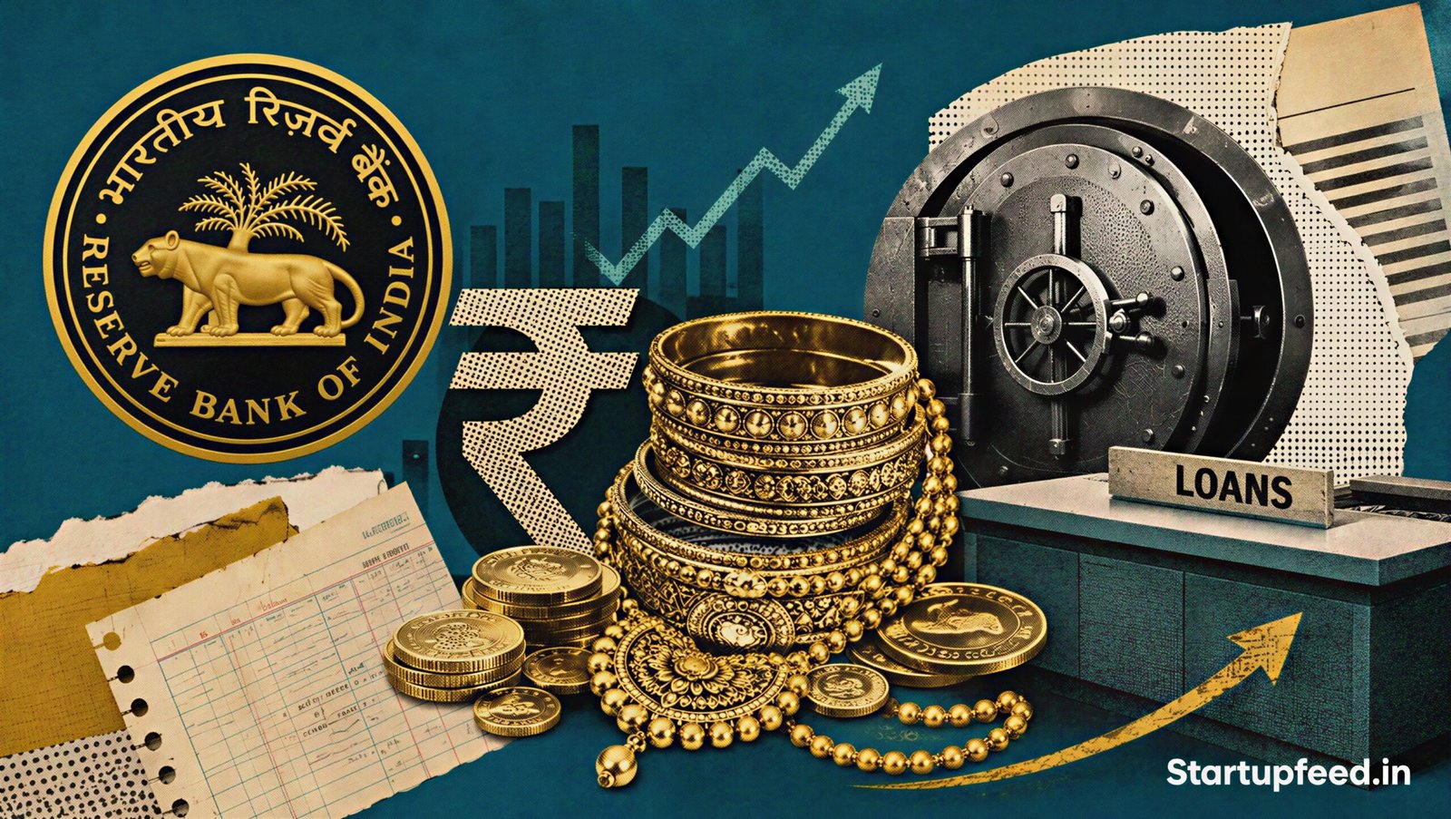 Gold loans surge in RBI bank credit data as loans against gold jewellery climb to Rs 5.36 lakh crore during Q1 FY27