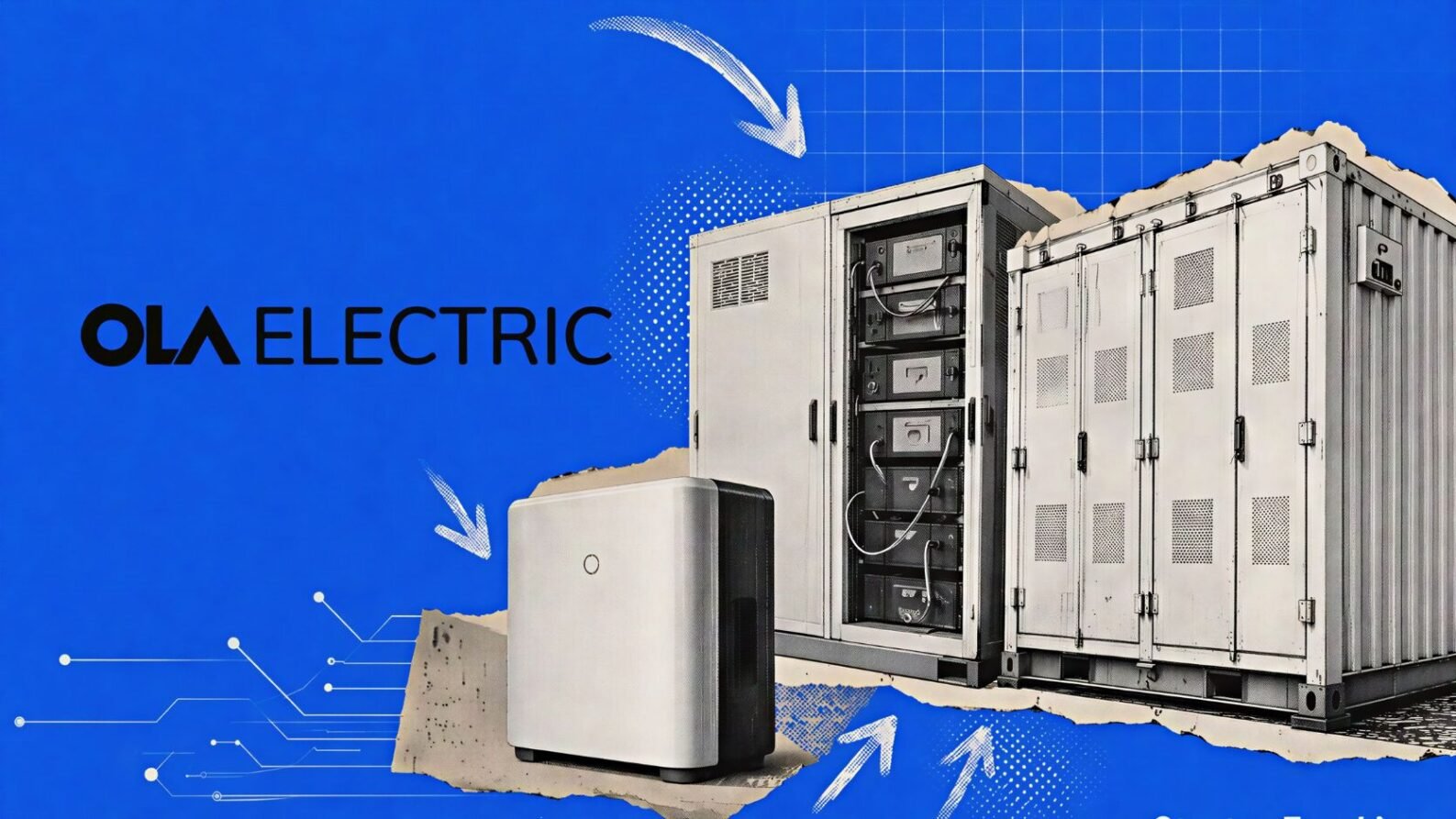 Ola Electric battery storage range with Shakti, Shakti Rack and Mahashakti systems