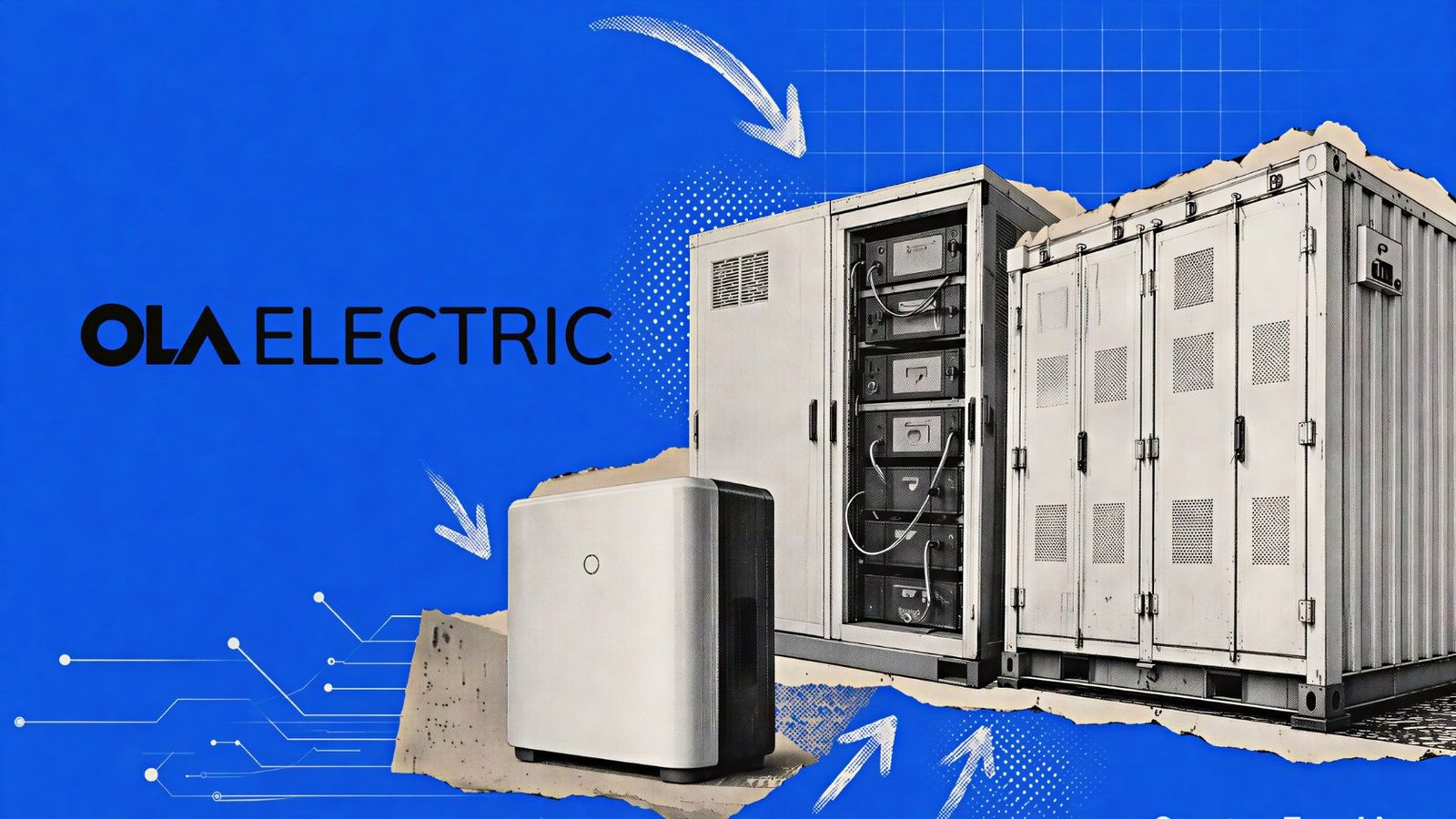 Ola Electric battery storage range with Shakti, Shakti Rack and Mahashakti systems