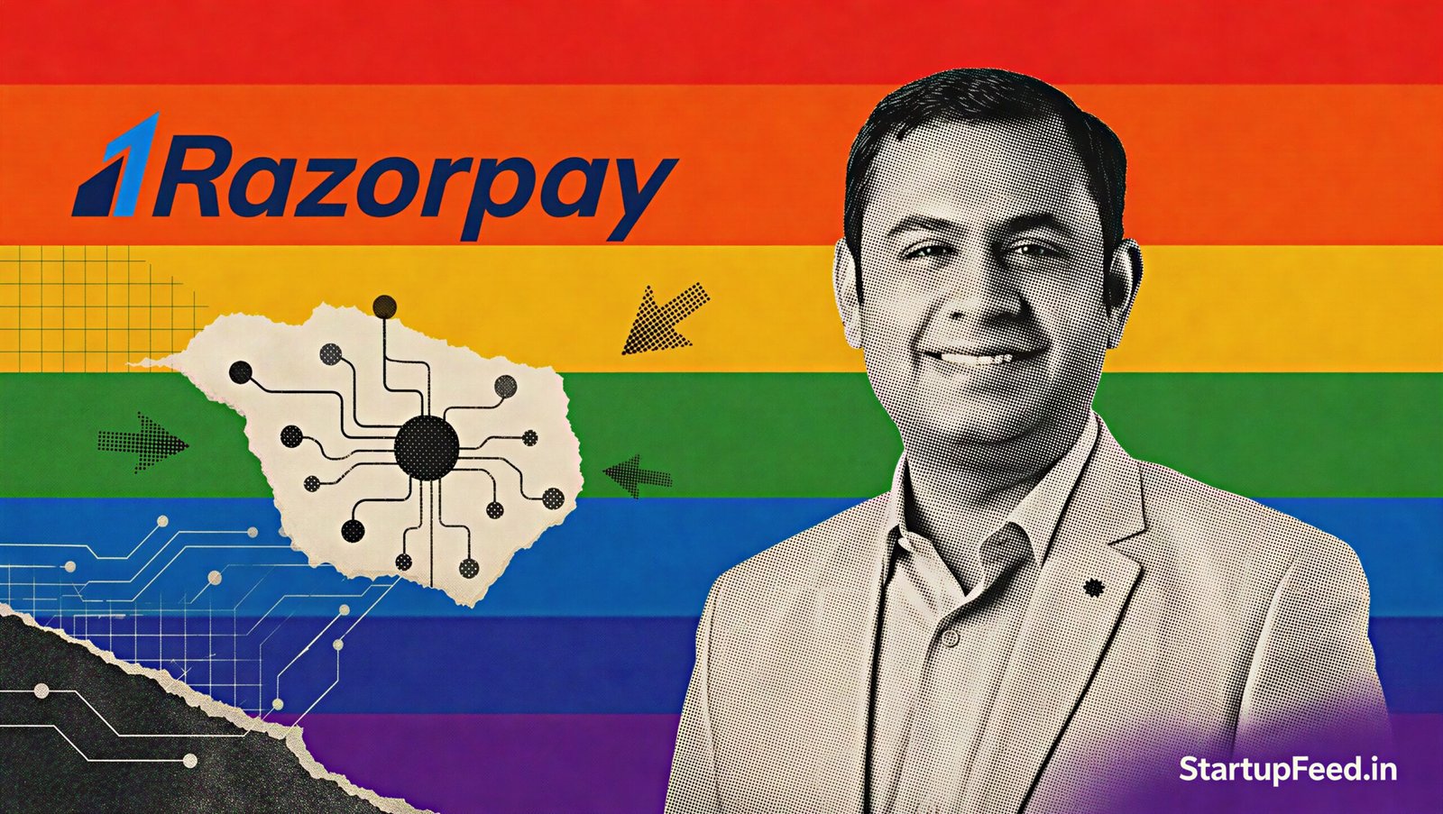 Razorpay Vulcan: AI Payments Model Built With Nvidia, AWS 41 Razorpay Vulcan AI payments model with CEO Harshil Mathur and payment-routing visuals